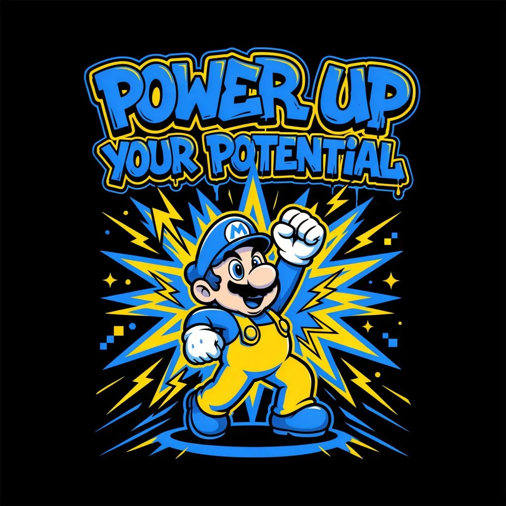 Power up your potential (S, Black)